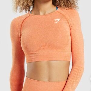 Gymshark Vibrant Orange Crop Top
